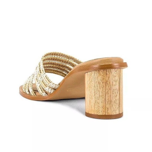 Kaanas Setar Strap Wooden Heel in Natural Size 7 - Picture 4 of 10